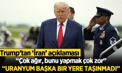 Trump'tan 'İran' açıklaması: Uranyum başka yere taşınmadı