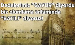 Ali Sami Ağaoğlu yazdı: Kelimeler anlamlarını nasıl yitirdi? Ve nasıl çarpıtıldı? İbrtetlik yazı!