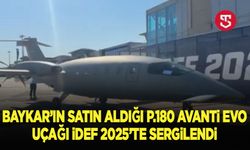 Baykar’ın satın aldığı P.180 Avanti EVO uçağı IDEF 2025’te