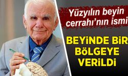 Prof. Dr. Mahmut Gazi Yaşargil'in ismi, beyinde bir bölgeye verildi