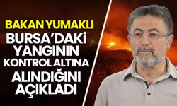 Bakan Yumaklı, Bursa'daki yangının kontrol altına alındığını açıkladı