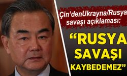 Çin’den açıklama: Rusya savaşı kaybederse ABD gözünü Pekin'e çevirecek!