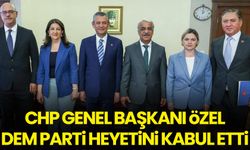 CHP lideri Özel, DEM Parti heyetini kabul etti