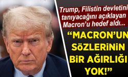 Donald Trump: Filistin devletini tanıyacak olan Macron'u topa tuttu
