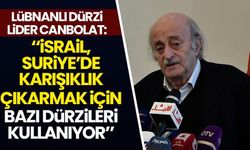 Lübnanlı Dürzi lider Canbolat: İsrail, Suriye'de karışıklık çıkarmak için bazı Dürzileri kullanıyor