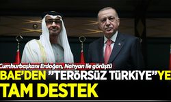 Cumhurbaşkanı Erdoğan, BAE Devlet Başkanı Al Nahyan ile görüştü