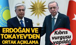 Cumhurbaşkanı Erdoğan ve Tokayev'den ortak açıklama: Kıbrıs Türklerinin özden gelen haklarına...