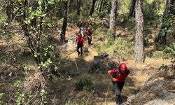 Fethiye'de ormanlık alanda kaybolan turist bulundu