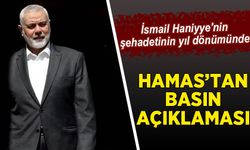 Hamas, İsmail Haniyye'nin şehadetinin yıl dönümünde basın açıklaması yayımladı
