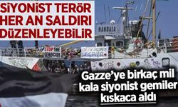 Siyonist terörün 'Gazze'ye için yola çıkan Hanzala gemisi'ne müdahalesi an meselesi!