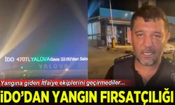 Bursa'daki yangına giden ekiplerden para istediler