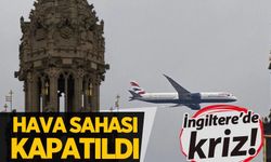 İngiltere'de kriz: Hava sahası kapatıldı!