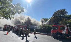 İSKİ'nin arıtma tesisinde yangın çıktı