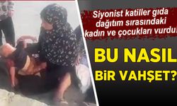 Siyonist katiller Gazze'de kadın ve çocukları gıda sırasında vurdu