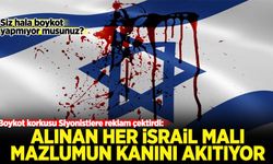 Siyonistler cevapladı! İsrail ürünleri neden boykot edilmeli?