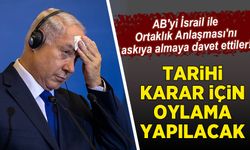 İsrail'e ağır darbe mi geliyor! Tarihi karar için oylama yapılacak