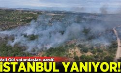 İstanbul Sultangazi Kent Ormanı'nda yangın