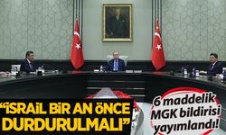 Milli Güvenlik Kurulu bildirisinde 'Terörsüz Türkiye' vurgusu