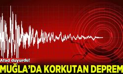 Muğla'da korkutan deprem