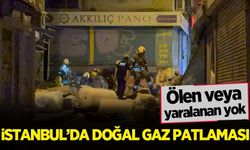 Beyoğlu'nda doğal gaz patlaması: Ölü veya yaralı yok