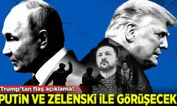 Trump'tan flaş açıklama! Yarın Putin ve Zelenski ile görüşecek!