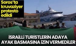 Siros Adası'na gelen kruvaziyer, Ada'daki tepki nedeniyle İsrailli yolcularını indiremedi