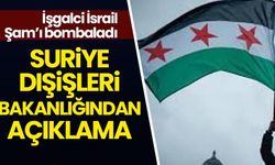 İsrail, Şam'ı bombaladı: Suriye Cumhuriyeti'nden resmi açıklama