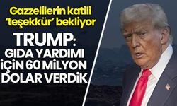 Siyonist Trump, 'Gazze'ye yardımları'ndan dolayı teşekkür bekliyor!