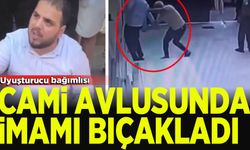 Uyuşturucu bağımlısı cami avlusunda imamı bıçakladı