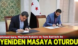 Suriye'de kritik görüşme: Şara, Barrack ve Abdi bir araya geldi