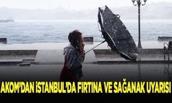 AKOM'dan İstanbul'da kuvvetli rüzgar ve sağanak uyarısı