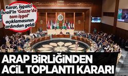Arap Birliği, İsrail'in Gazze'yi işgal kararına karşı yarın acil toplantı kararı aldı