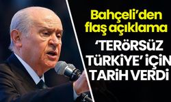 Bahçeli, 'Terörsüz Türkiye' için tarih verdi