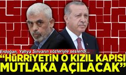 Erdoğan Yahya Sinvar'ın sözleriyle konuştu: 'Hürriyetin kızıl bir kapısı vardır...'