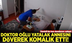 Denizli'de kan donduran vahşet: Doktor oğlu, yatalak annesini dövüp komalık etti