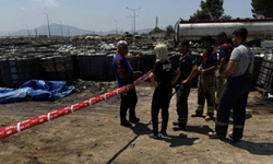 İzmir'de kaçak akaryakıt toplama alanında patlama meydana geldi