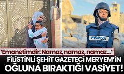 Filistinli Şehit Gazeteci Meryem'in oğluna vasiyeti: 'Emanetimdir: namazın, sonra namazın, sonra da namazın...'