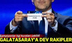 Galatasaray'ın Şampiyonlar Ligi rakipleri belli oldu