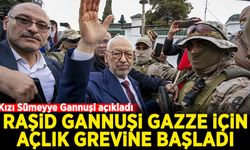 Raşid Gannuşi, Gazze için açlık grevine başladı