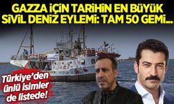 Tarihin en büyük sivil deniz eylemi: 50 gemi Gazze için yola çıkıyor