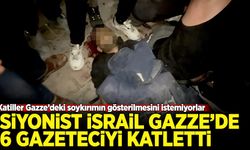 Siyonist İsrail'in gazetecilerin çadırına düzenlediği saldırıda 6 gazeteci öldü