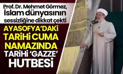 Tarihi cuma namazında tarihi 'Gazze' hutbesi!