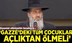 Siyonist zihniyetinin tezahürü: Gazze'deki tüm çocuklar açlıktan ölmeli!