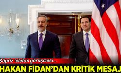Türkiye Cumhuriyeti Dışişleri Bakanı Hakan Fidan, ABD'li mevkidaşı Marco Rubio ile telefon görüşmesi gerçekleştirdi.  BA