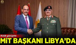 MİT Başkanı İbrahim Kalın, Libya'da Hafter ile görüştü