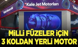 Milli füzeler için 3 koldan yerli motor