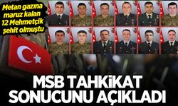 Metan gazına maruz kalan 12 asker şehit olmuştu: MSB tahkikat sonucunu açıkladı