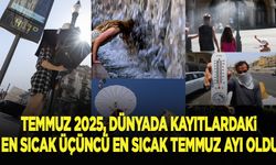 Temmuz 2025, dünyada kayıtlardaki üçüncü en sıcak temmuz ayı oldu