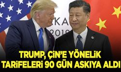 Trump, Çin'e yönelik yüksek tarifeleri 90 gün daha askıya aldı