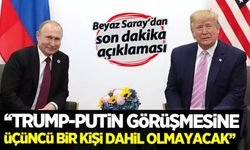ABD: Trump-Putin görüşmesine üçüncü bir kişi dahil olmayacak